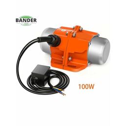Вибромотор Bander, мощность 100 Вт, однофазный, для бетона, оранжевый