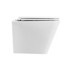 Унитаз подвесной BelBagno Ardente-R BB520CH-TOR/BB2322SC безободковый, с сиденьем микролифт, белый