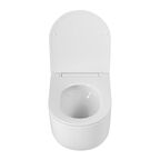 Унитаз подвесной BelBagno Soft BB084CH-TOR/SC безободковый, с крышкой микролифт, белый