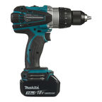 Дрель-шуруповерт аккумуляторная ударная Makita LXT DHP458RFE 18В 3Ач Li-Ion 2 АКБ и ЗУ (DHP458RFE)