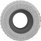 Муфта комбинированная FV-Plast 1/2"x20 мм НР полипропилен 215020