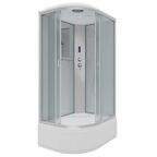 Душевая кабина Niagara Classic 120x80 NG-2310-14RP высокий поддон, стекло матовое, профиль серебро, правая
