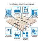 Мозаика Mir Mosaic Natural S-line бежевая из натурального камня 305х305х10 мм глянцевая