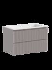 Тумба с раковиной Sancos Snob R SNR80SM 81 см подвесная, Doha Soft