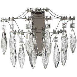 Бра светодиодное Odeon Light Flamenco 6699/25WL металл/хрусталь/нерж сталь LED 25W 4000K 220V с подвесками