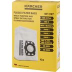 Мешки тканевые для пылесоса Karcher WD 2 Plus/WD 3 19 л, 4 шт.