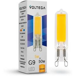 Светодиодная лампа Voltega Simple 7181 Capsule 5W 3000K G9