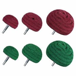 Полировальный круг из нейлонового волокна MyPads TM-348171 для шлифовальной дремель машинки, куполообразного типа 6 шт.