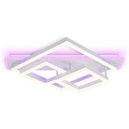 Потолочная светодиодная люстра (+ночной режим) RGB с пультом Ambrella Acrylica Disk FA8531 (Умный дом)