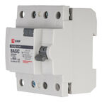 УЗО EKF Basic ВДТ-40 40А 3P+N тип AC 300 мА 4,5 кА (elcb-4-40-300e-sim)