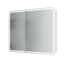 Зеркало-шкаф Creto Eles 100 с LED-подсветкой, датчик движения, белый