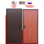Дверь входная металлическая Foreman Ф-1 2050x860 Левая Антик медь - Орех итальянский УТ-00082073