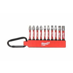 Набор бит 10 шт с карабином Milwaukee 4932480941