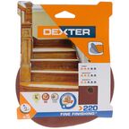 Круг шлифовальный Dexter P220 150 мм, 5 шт.