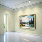 Краска водоэмульсионная для стен и потолков износостойкая матовая Profipaints SILVER INTERIOR VISION 0.9л , Бежевая пустыня
