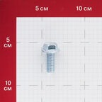 Болт оцинкованный M10x25 мм DIN 6921 10,9 с фланцем (6 шт.)