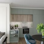 Столешница Раффиа 300x60x2 см искусственный камень цвет бежевый