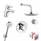 Комплект смесителей для ванны Kludi Комплект 7в1 Pure&Easy 376300565