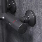 Душевая стойка AM.PM Moxie F079M522, с термостатом, 3 режима, цвет черный
