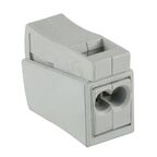 Клеммы соединительные монтажные Duwi СМК 224-112 2-проводные 1.0-2.5X2/0,5-2.5мм² серые 5шт 26735 5