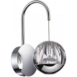 Бра светодиодное Odeon Light Sono 5100/5WL хром/прозрачный/акрил LED 5W 4000K в форме шара
