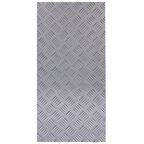 Лист рифленый АМг2 1.5x300x600 мм, алюминий
