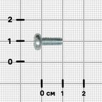 Винт DIN 7985 4x10 мм оцинкованный 50 шт.
