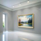 Краска водоэмульсионная для стен и потолков износостойкая матовая Profipaints SILVER INTERIOR VISION 0.9л , Изысканный серый