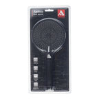 Лейка для душа ARGOtech Combi d120 мм 3 режима без шланга пластик черная (AGD 20.1320 B)