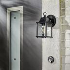 Светильник уличный настенный Inspire Sanboi E27 60 Вт IP44 цвет черный