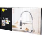 Смеситель для кухни Delinia Alain Профи с гибким изливом 46 см цвет хром