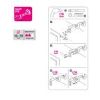 Карниз двухрядный раздвижной Inspire Cripta d16/19 мм 160-300 см металл цвет черный