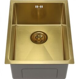 Прямоугольная врезная мойка MELANA ProfLine D5138HG золото