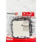 Выключатель встраиваемый Lexman Lilian 1 клавиша цвет жемчужный