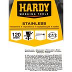 Шпатель малярный Hardy 0830-840012 120 мм, нержавеющая сталь, деревянная ручка