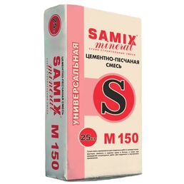 Смесь цементно-песчаная M150 (ЦПС) Samix 25 кг