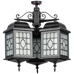 Потолочный светильник уличный IP44 Oasis Light LONDON L 64870LA/3 cover Bl в фиде фонаря