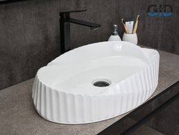 Раковина Gid Creativo 888s накладная 60х38 белая