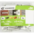 Дюбель универсальный Standers PDU N 6x30 мм нейлон 50 шт.
