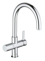 Смеситель для кухни GROHE Blue с высоким изливом для водопроводной и фильтрованной воды, хром (33251000)