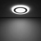 Светильник встраиваемый Gauss Backlight BL117 круглый 6 и 3 Вт свет холодный белый