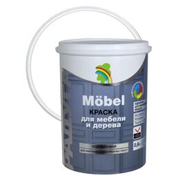Краска ВД-АК 115 для мебели база С цвет прозрачный 0.9 л