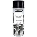 Грунт-эмаль аэрозольная по ржавчине Luxens молотковая цвет черный 520 мл