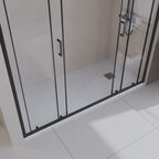 Душевой поддон из литьевого мрамора BelBagno Uno 160x90 TRAY-MR-UNO-AH-160/90-35-W-CR с сифоном, белый