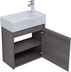 Комплект мебели Aquanet Nova Lite 50 см подвесной (тумба с раковиной и зеркалом)