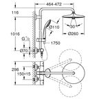 Душевая стойка Grohe Euphoria 27296002