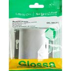 Выключатель встраиваемый Systeme Electric Glossa 1 клавиша цвет алюминий