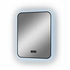 Зеркало для ванной Drive с подсветкой 60x80 см цвет черный