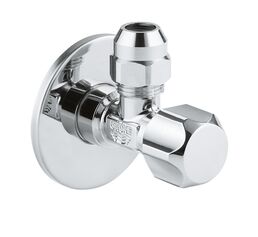 Угловой вентиль 1/2″ - 3/8″ GROHE для подключения смесителей, хром (2201800M)