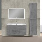 Тумба под раковину Vincea Vico 100 см 2 ящика Beton (бетон) VMC-2V100BT